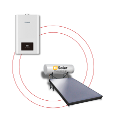 COMBO CALENTADOR MASSTERCAL E SOLAR 150 C/SMART COMFORT 9 GN